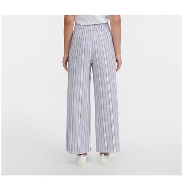 Ellen Tracy Women's Linen Blend Wide Leg PantSize large - Picture 2 of 8